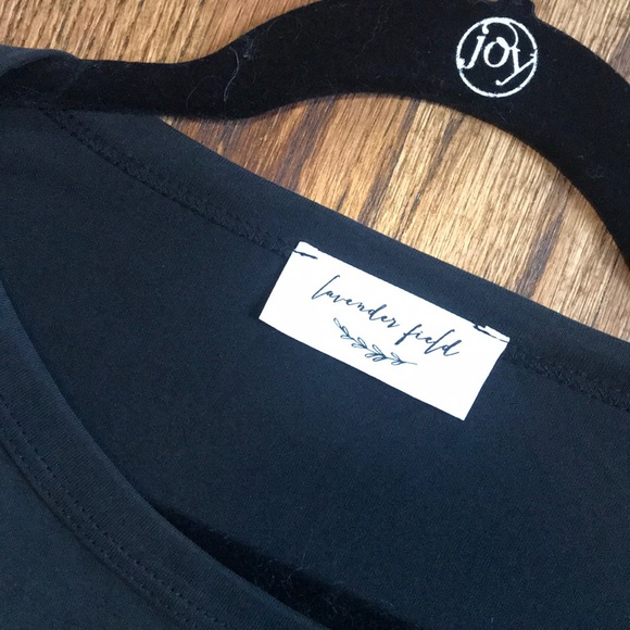 Lavender field peplum tshirt - Picture 3 of 4